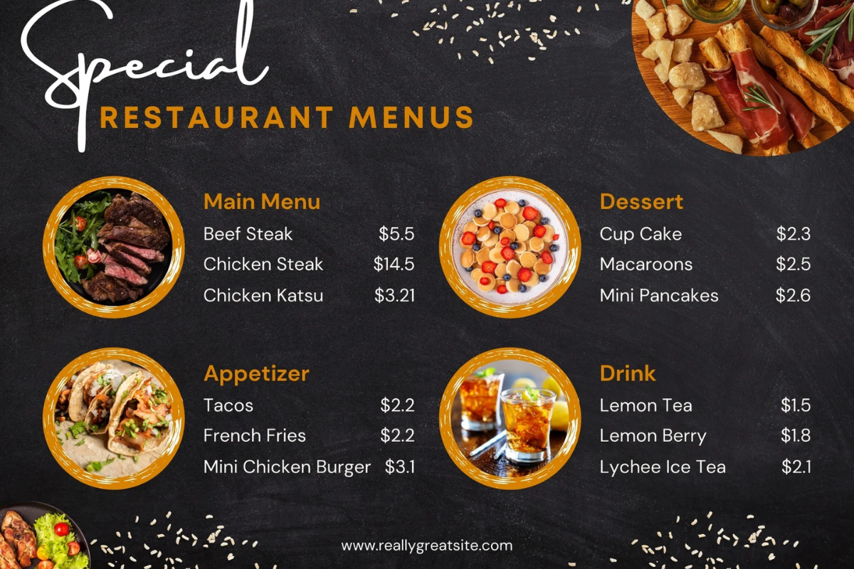 Restaurant Menu Design